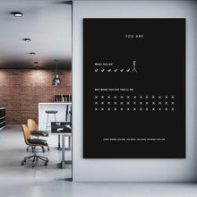 Load image into Gallery viewer, You Are What You Do - Success Hunters Prints