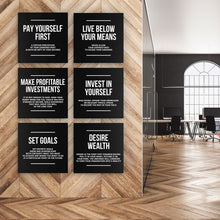 Load image into Gallery viewer, 6x Wealth Definitions - Success Hunters Prints