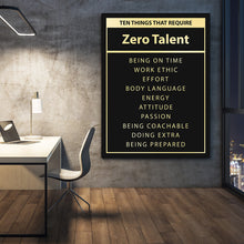 Load image into Gallery viewer, Zero Talent - Success Hunters Prints