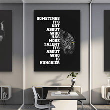 Load image into Gallery viewer, Hunger Beats Talent - Success Hunters Prints