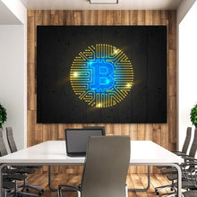 Load image into Gallery viewer, Neon Bitcoin - Success Hunters Prints