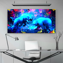 Load image into Gallery viewer, Wall Street Bull Vs Bear - Success Hunters Prints