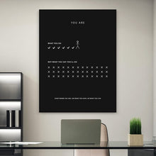 Load image into Gallery viewer, You Are What You Do - Success Hunters Prints