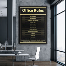 Load image into Gallery viewer, Office Rules - Success Hunters Prints
