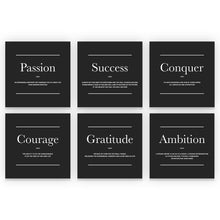 Load image into Gallery viewer, 6x Definitions Bundle - Success Hunters Prints