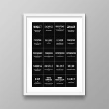 Load image into Gallery viewer, 20x Entrepreneur Definitions - Success Hunters Prints