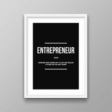 Load image into Gallery viewer, Entrepreneur Noun - Success Hunters Prints
