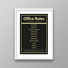 Load image into Gallery viewer, Office Rules - Success Hunters Prints