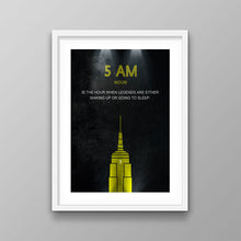 Load image into Gallery viewer, 5 am Hustle - Success Hunters Prints