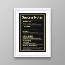 Load image into Gallery viewer, Success Notes - Success Hunters Prints