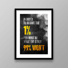 Load image into Gallery viewer, 1% Entrepreneur - Success Hunters Prints