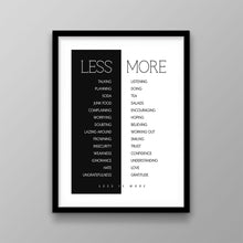 Load image into Gallery viewer, Less Is More - Success Hunters Prints