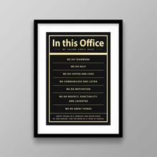 Load image into Gallery viewer, In This Office We Do - Success Hunters Prints