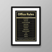 Load image into Gallery viewer, Office Rules - Success Hunters Prints