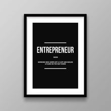 Load image into Gallery viewer, Entrepreneur Noun - Success Hunters Prints