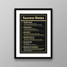 Load image into Gallery viewer, Success Notes - Success Hunters Prints