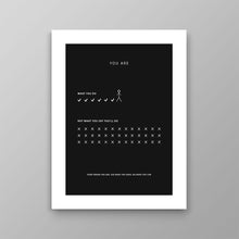 Load image into Gallery viewer, You Are What You Do - Success Hunters Prints