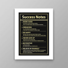 Load image into Gallery viewer, Success Notes - Success Hunters Prints