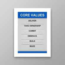 Load image into Gallery viewer, Company Core Values - Success Hunters Prints