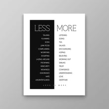 Load image into Gallery viewer, Less Is More - Success Hunters Prints