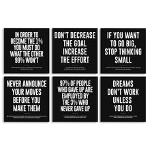 Load image into Gallery viewer, 6x Motivational Bundle - Success Hunters Prints