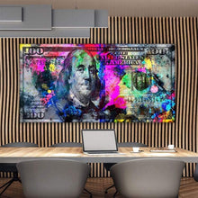 Load image into Gallery viewer, 100 Dollars Pop Art - Success Hunters Prints