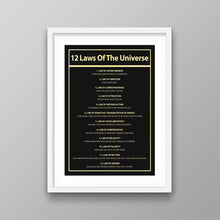 Load image into Gallery viewer, 12 Laws Of The Universe