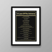 Load image into Gallery viewer, 12 Laws Of The Universe
