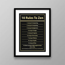 Load image into Gallery viewer, 10 Rules To Zen