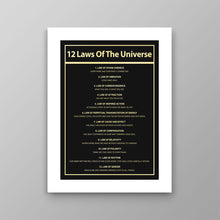 Load image into Gallery viewer, 12 Laws Of The Universe