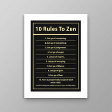 Load image into Gallery viewer, 10 Rules To Zen