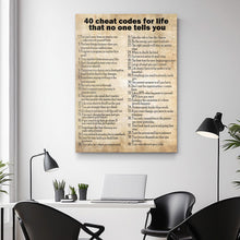 Load image into Gallery viewer, 40 Cheat Codes For Life
