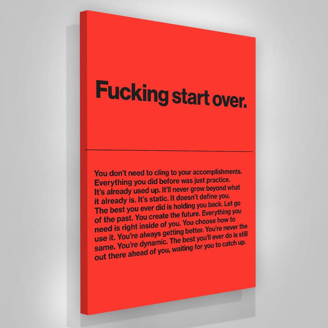 F*king Start Over