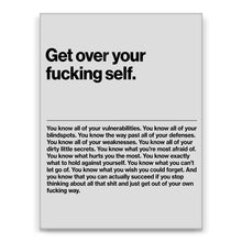 Load image into Gallery viewer, Get Over Your Self

