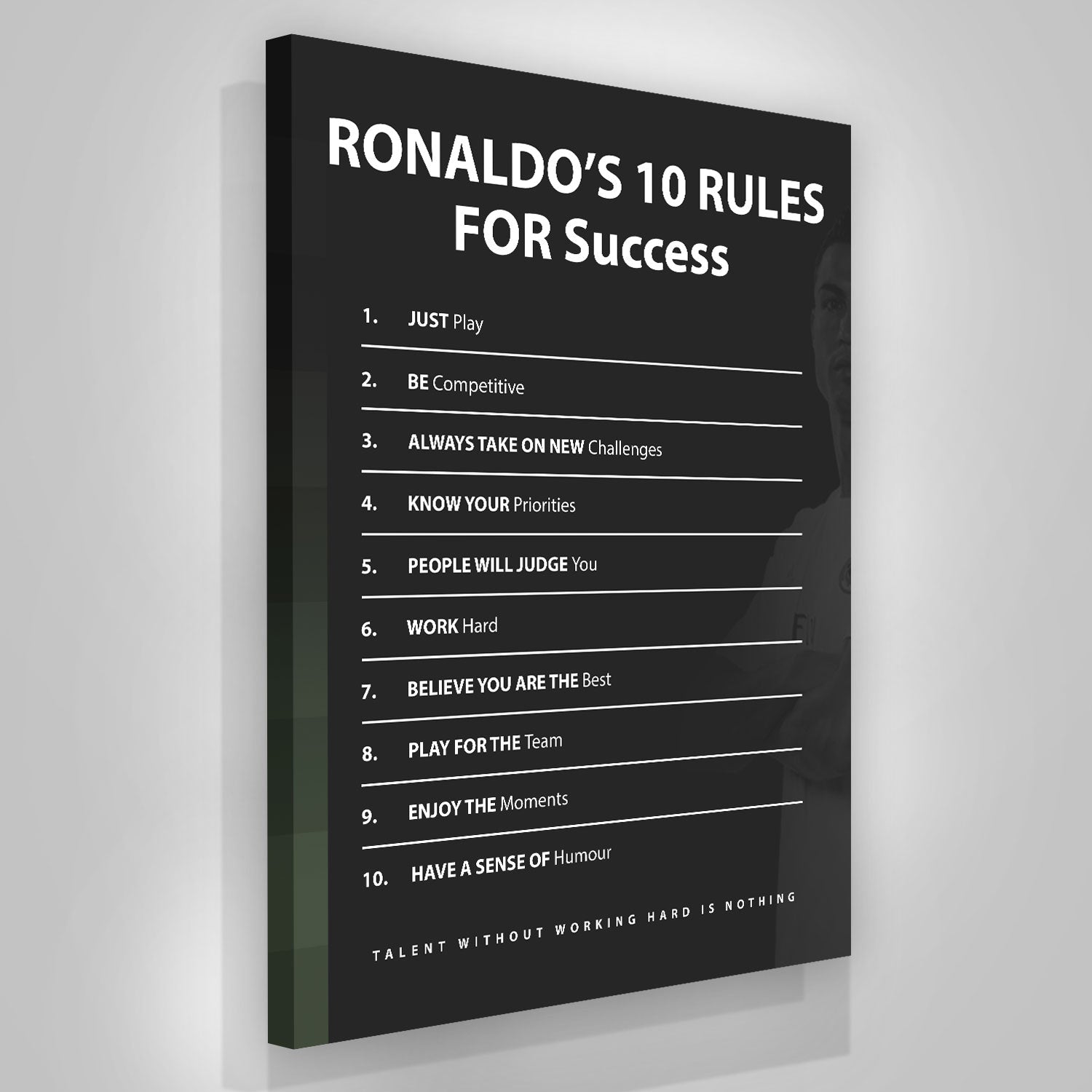 Cristiano Ronaldo's 10 Rules For Success