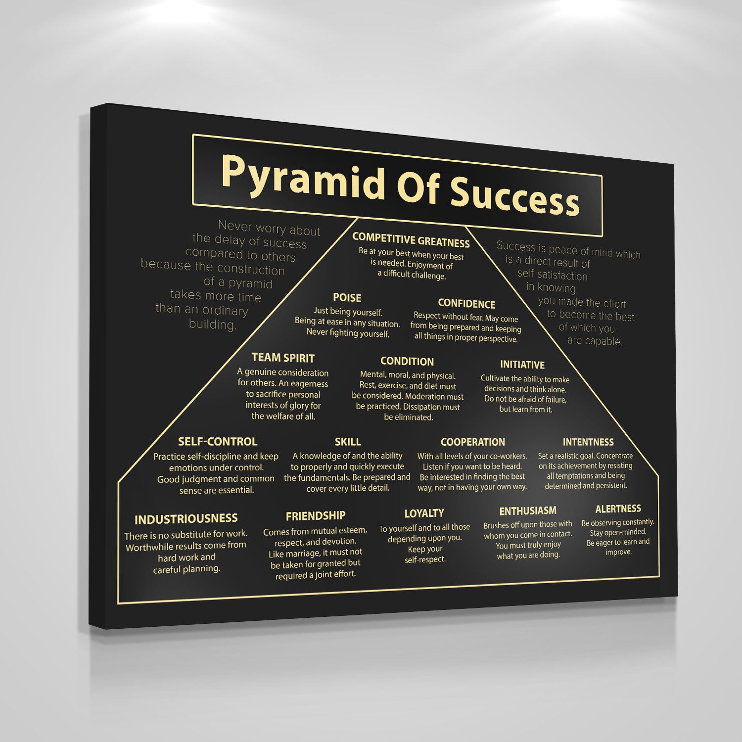 John Wooden Pyramid Of Success John wooden pyramid of success