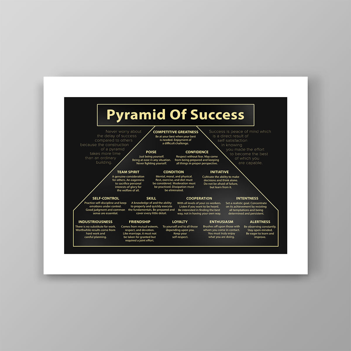 Pyramid Of Success