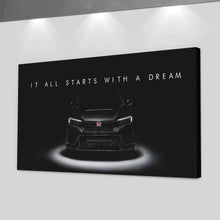 Load image into Gallery viewer, Honda Civic Type R Dream Big
