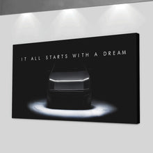 Load image into Gallery viewer, Tesla Cybertruck Dream Big
