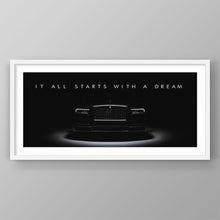 Load image into Gallery viewer, Rolls Royce Wall Art Dream Big
