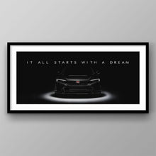Load image into Gallery viewer, Honda Civic Type R Dream Big
