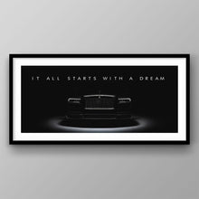 Load image into Gallery viewer, Rolls Royce Wall Art Dream Big
