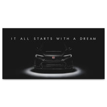 Load image into Gallery viewer, Honda Civic Type R Dream Big
