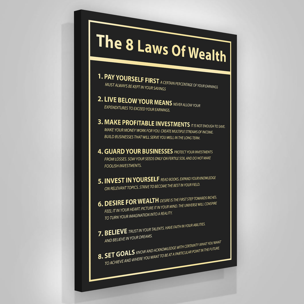 The 8 Laws Of Wealth