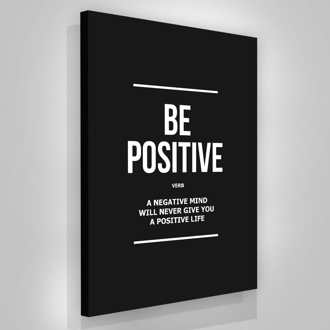 Be Positive Verb