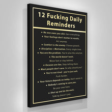 Load image into Gallery viewer, 12 Fucking Daily Reminders
