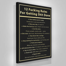 Load image into Gallery viewer, 12 Fucking Rules For Getting Shit Done
