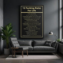 Load image into Gallery viewer, 12 Fucking Rules For Life

