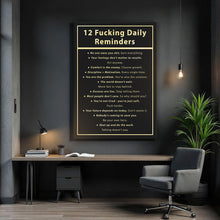 Load image into Gallery viewer, 12 Fucking Daily Reminders
