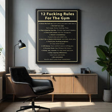 Load image into Gallery viewer, 12 Fucking Rules For The Gym
